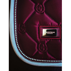 Tapis de dressage Equestrian Stockholm Cristal merlot or Bordeaux