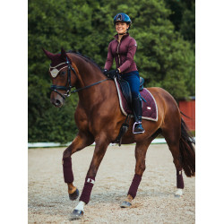 Tapis de dressage Equestrian Stockholm Cristal merlot or Bordeaux
