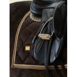 Tapis de dressage Equestrian Stockholm Marron doré