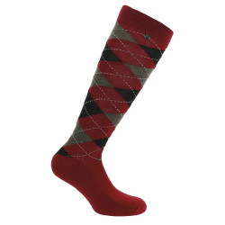 Chaussettes Equithème Argyle femme