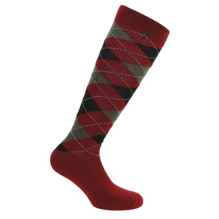 Chaussettes Equithème Argyle femme