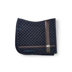 Tapis de dressage Equestrian Stockholm bandes en deluxe Argent Tapis de dressage Equestrian Stockholm bandes en deluxe Argent