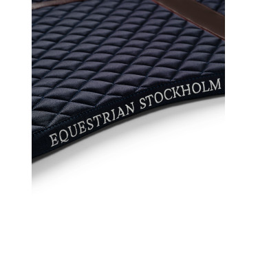 Tapis de dressage Equestrian Stockholm bandes en deluxe Argent Tapis de dressage Equestrian Stockholm bandes en deluxe Argent