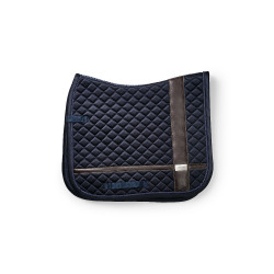 Tapis de dressage Equestrian Stockholm bandes en deluxe Argent Tapis de dressage Equestrian Stockholm bandes en deluxe Argent