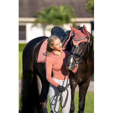 Tapis de dressage Equestrian Stockholm modern Coral Rose
