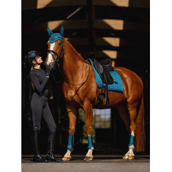 Tapis de dressage Equestrian Stockholm modern Teal blue Bleu