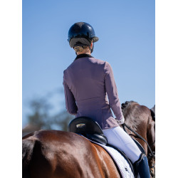 Tapis de dressage Equestrian Stockholm modern Blanc violet sombre