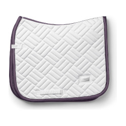 Tapis de dressage Equestrian Stockholm modern Blanc violet sombre
