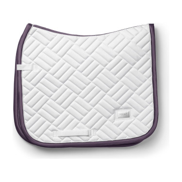 Tapis de dressage Equestrian Stockholm modern Blanc violet sombre