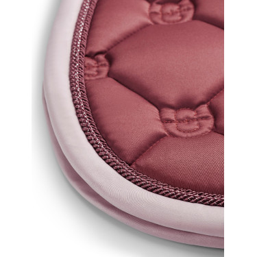 Tapis de selle Equestrian Stockholm jumping Rose amber Blanc