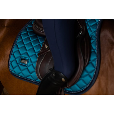 Tapis de selle Equestrian Stockholm jumping Bleu aurore