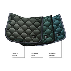 Tapis de selle Equestrian Stockholm jumping Vert avenue
