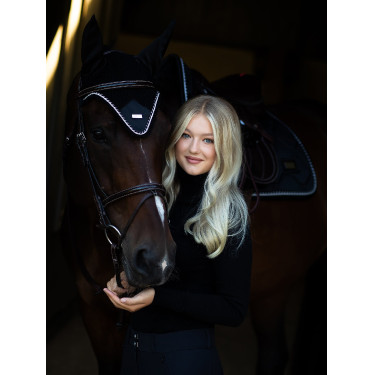 Tapis de selle Equestrian Stockholm jumping Noir édition