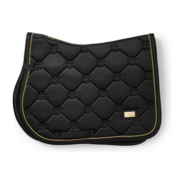 Tapis de selle Equestrian Stockholm jumping Noir or