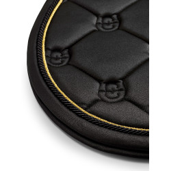 Tapis de selle Equestrian Stockholm jumping Noir or