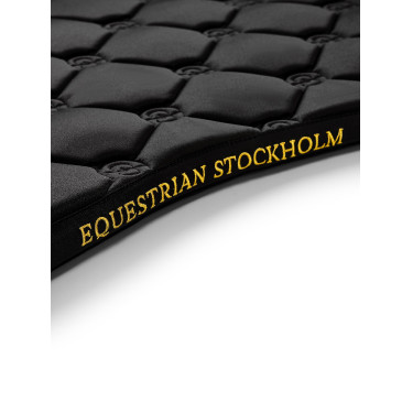 Tapis de selle Equestrian Stockholm jumping Noir or
