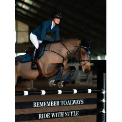Tapis de selle Equestrian Stockholm jumping Prairie bleu Tapis de selle Equestrian Stockholm jumping Prairie bleu