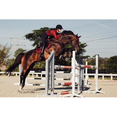 Tapis de selle Equestrian Stockholm jumping Bordeaux Tapis de selle Equestrian Stockholm jumping Bordeaux