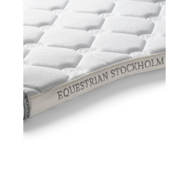Tapis de selle Equestrian Stockholm jumping Blanc scintillant Tapis de selle Equestrian Stockholm jumping Blanc scintillant