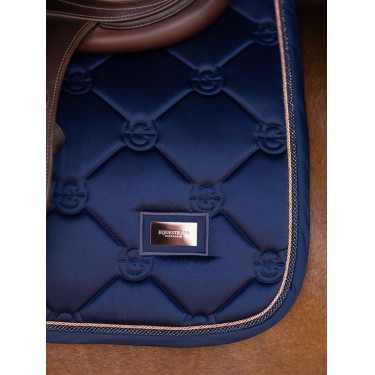 Tapis de selle Equestrian Stockholm jumping Lagoon blush Bleu