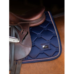 Tapis de selle Equestrian Stockholm jumping Lagoon blush Bleu