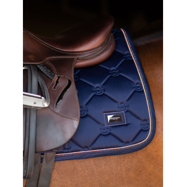 Tapis de selle Equestrian Stockholm jumping Lagoon blush Bleu