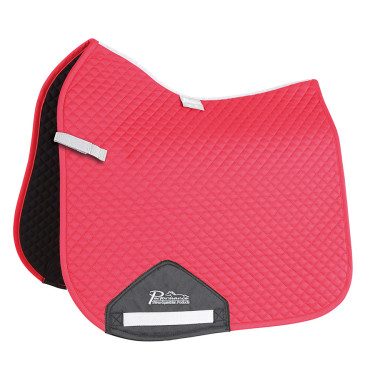 Tapis de selle Dressage Performance Shires Rouge intense