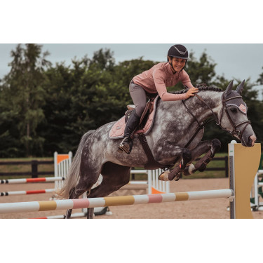 Tapis de selle Equestrian Stockholm jumping Rose pearl