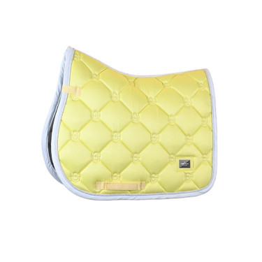 Tapis de selle Equestrian Stockholm jumping Citron doux Jaune