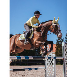 Tapis de selle Equestrian Stockholm jumping Citron doux Jaune
