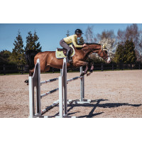 Tapis de selle Equestrian Stockholm jumping Citron doux Jaune