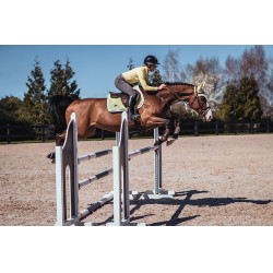 Tapis de selle Equestrian Stockholm jumping Citron doux Jaune
