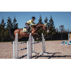 Tapis de selle Equestrian Stockholm jumping Citron doux Jaune