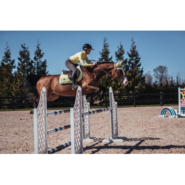 Tapis de selle Equestrian Stockholm jumping Citron doux Jaune
