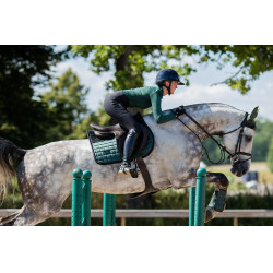 Tapis de selle Equestrian Stockholm jumping performance Vert sycomore