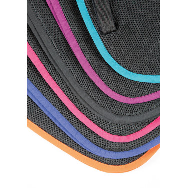 Tapis de selle Air Motion Shires Noir / orange Tapis de selle Air Motion Shires Noir / orange