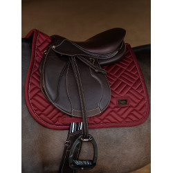 Tapis de selle Equestrian Stockholm jumping Modern Bordeaux Tapis de selle Equestrian Stockholm jumping Modern Bordeaux