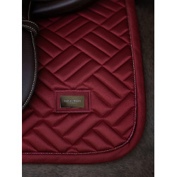 Tapis de selle Equestrian Stockholm jumping Modern Bordeaux Tapis de selle Equestrian Stockholm jumping Modern Bordeaux