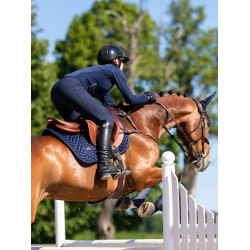 Tapis de selle Equestrian Stockholm jumping Modern Lagoon blush Bleu