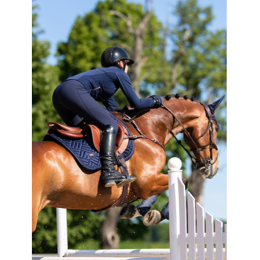 Tapis de selle Equestrian Stockholm jumping Modern Lagoon blush Bleu