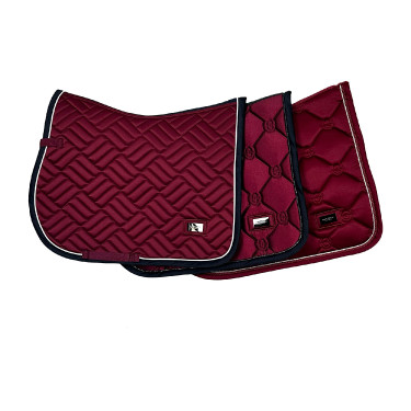 Tapis de selle Equestrian Stockholm jumping Modern Luxe Blanc