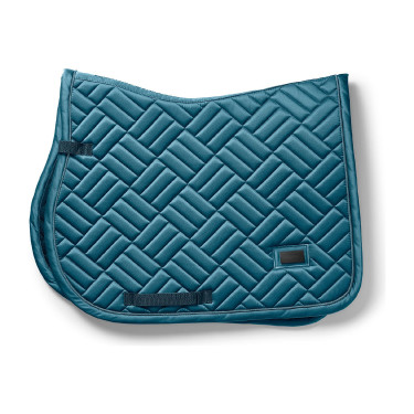 Tapis de selle Equestrian Stockholm jumping Modern Teal blue Bleu