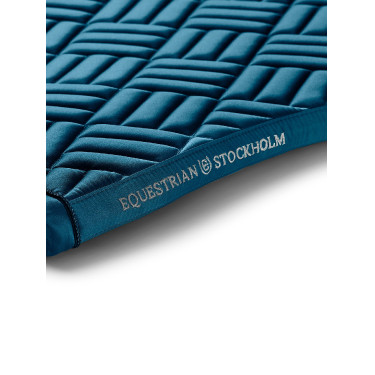 Tapis de selle Equestrian Stockholm jumping Modern Teal blue Bleu