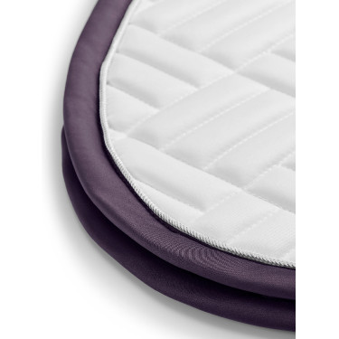 Tapis de selle Equestrian Stockholm jumping Modern Blanc violet sombre Tapis de selle Equestrian Stockholm jumping Modern Blanc violet sombre