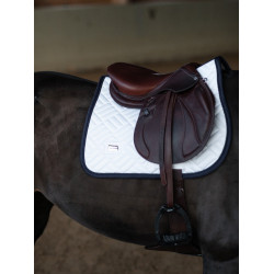 Tapis de selle Equestrian Stockholm jumping Modern Marine Bleu marine