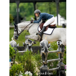 Tapis de selle Equestrian Stockholm jumping Modern Marine Bleu marine