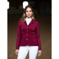 Veste de concours Equestrian Stockholm Select femme Bordeaux
