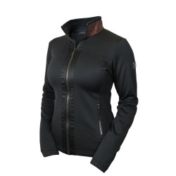 Veste polaire Equestrian Stockholm femme Acajou scintillant