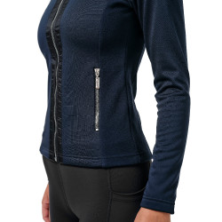 Veste polaire Equestrian Stockholm femme Marine Bleu marine