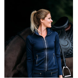 Veste polaire Equestrian Stockholm femme Marine Bleu marine